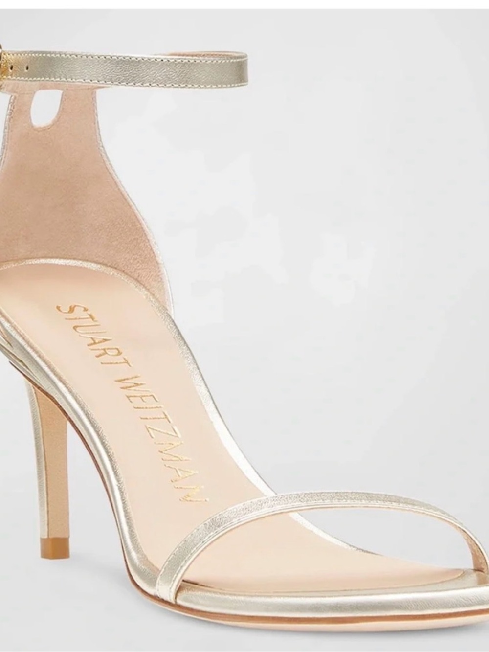 Stuart Weitzman Nudistcurve Ankle-Strap Sandal